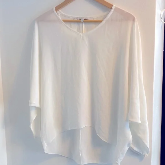 White Sheer Top - Picture 1 of 3